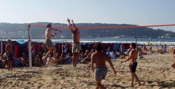 club de plage Neptune-Hendaye-tournois volley