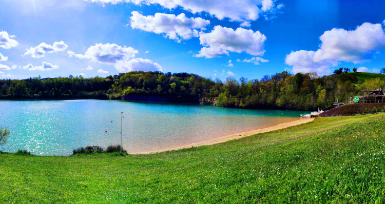 Plage du lac de Guiche